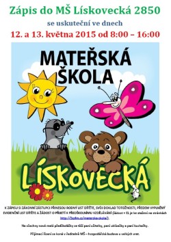 Zápis do MŠ
